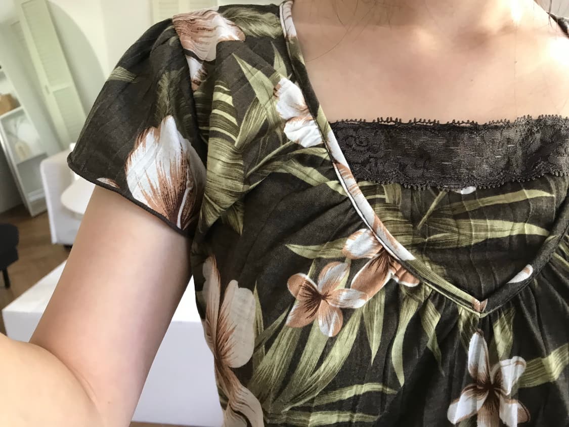 vintage pattern top 상품이미지6