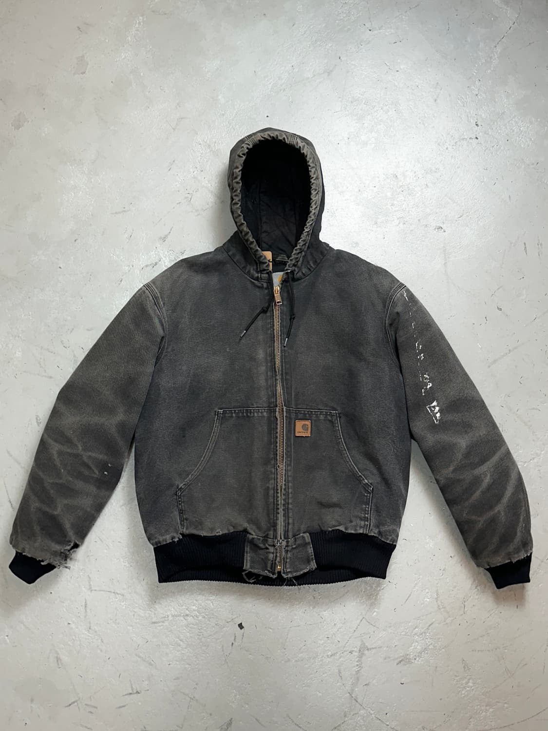 OG 칼하트 J130 액티브 자켓 칼하트 BLK 하드에이징 상품이미지1