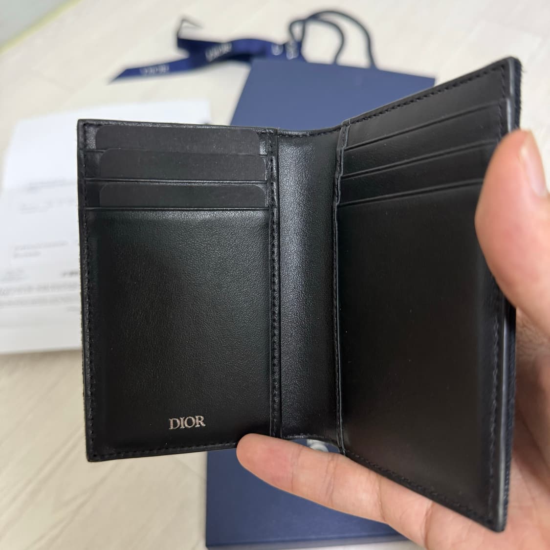 디올 오블리크 오거나이저 블랙  상품이미지3