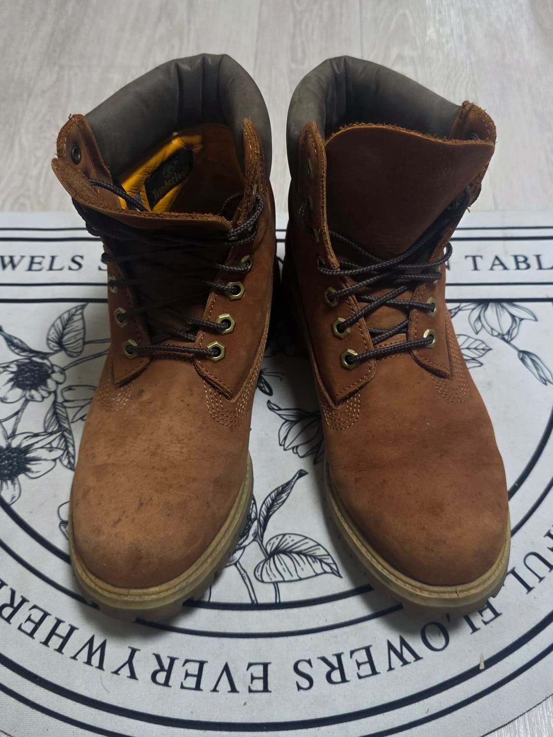 (255~260)팀버랜드 6인치 누벅 브라운 부츠 상품이미지2