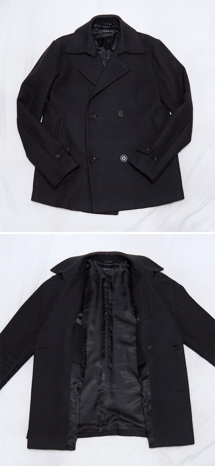 띠어리 (Theory) 버진울 캐시미어 더블 피코트 자켓 (100) 상품이미지2