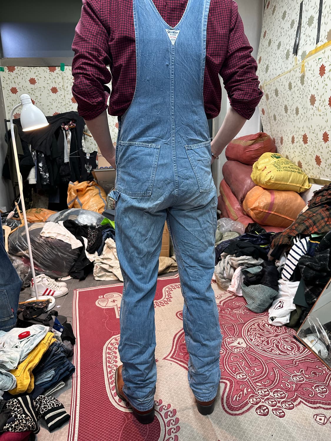 80‘s 미제 Oshkosh 오버롤 32사이즈 상품이미지5