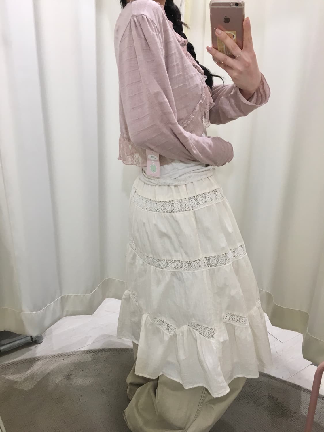 timethy lace cardigan 상품이미지4