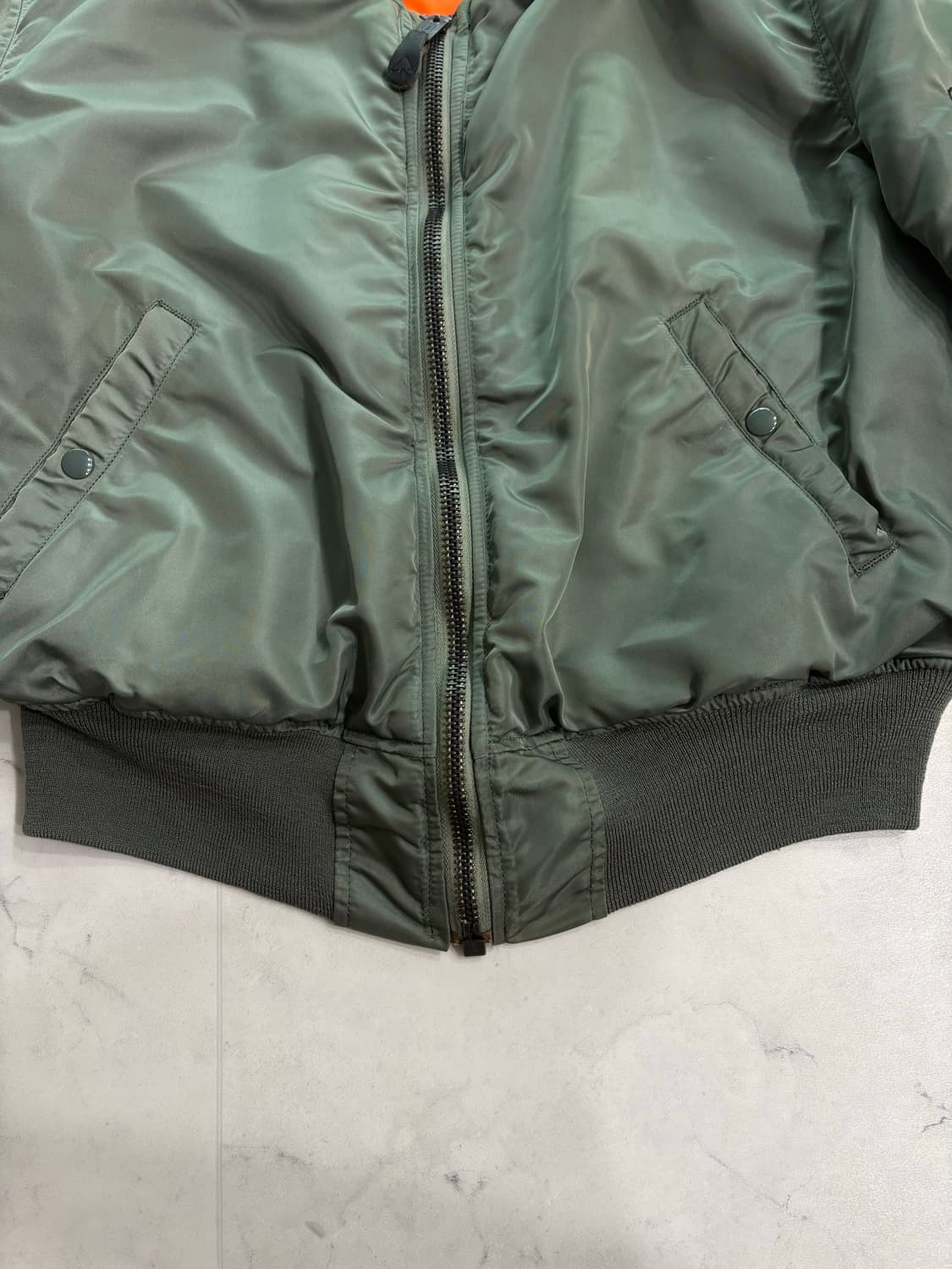 L) 알파인더스트리 1968정밀복각 ma1판매 상품이미지9