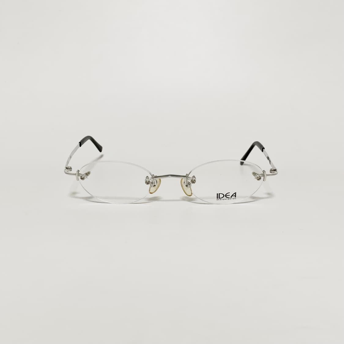 829 무테 남자 슬림 실버 메탈 안경테 빈티지 데드스탁 픽키 상품이미지1