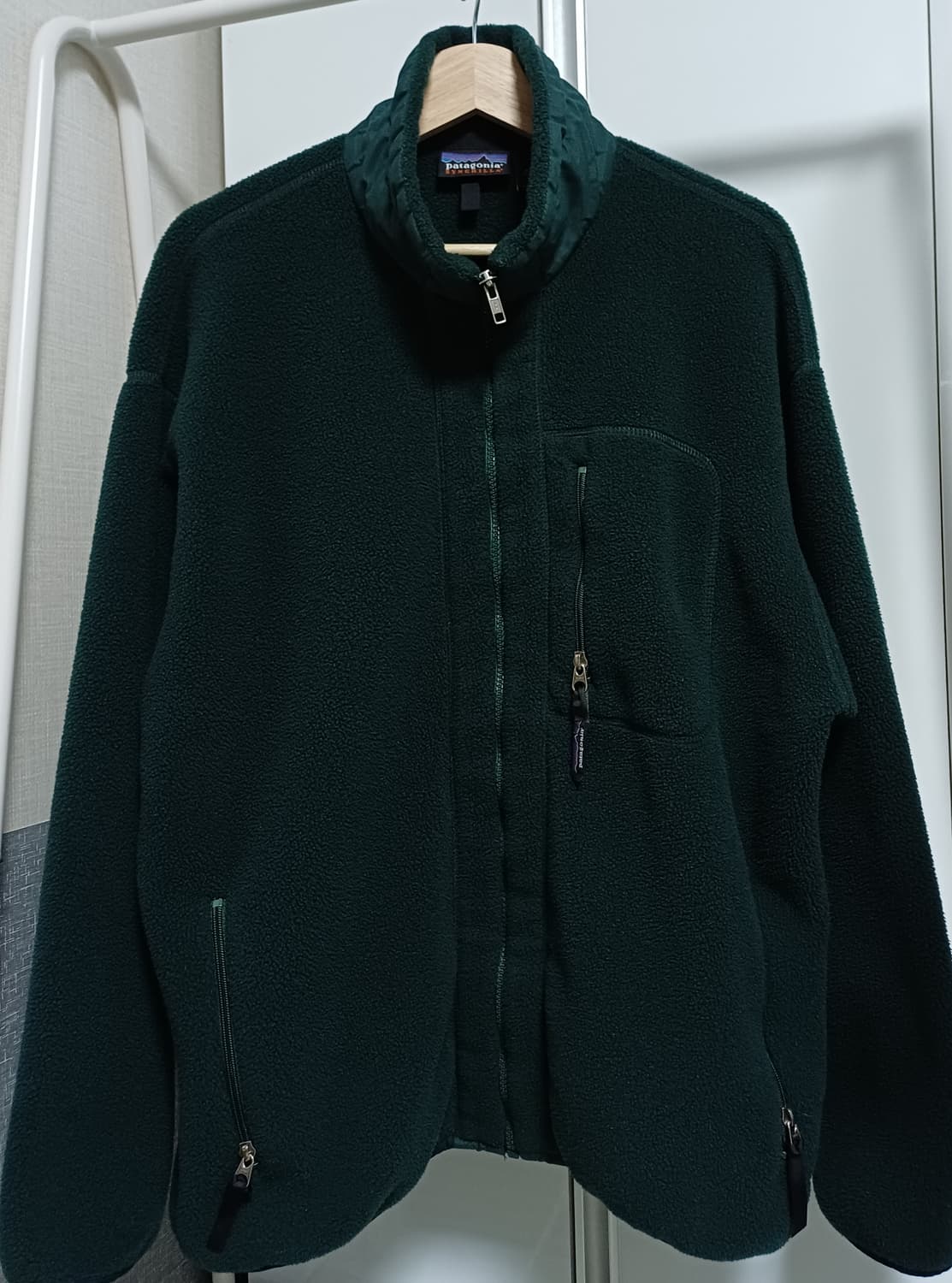 [L] 파타고니아 USA 신칠라 플리스 자켓 헌터 그린 상품이미지1
