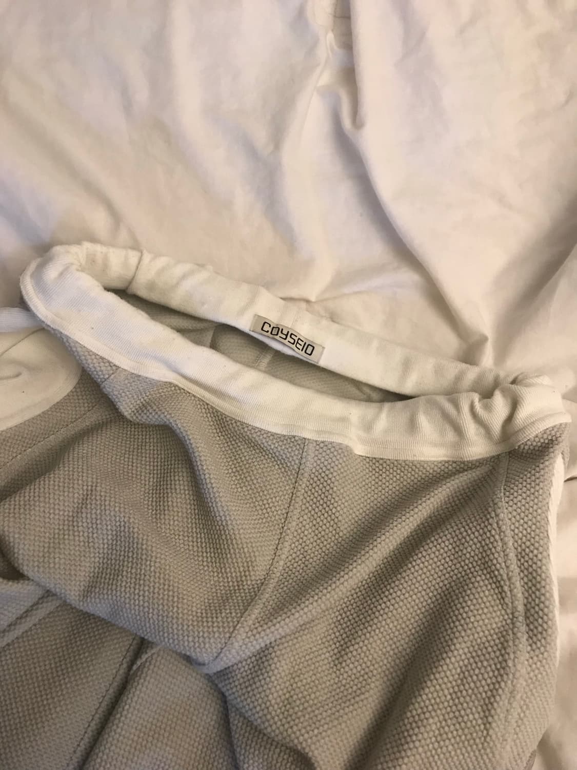 코이세이오 립드 밴드 팬츠 베이지 상품이미지3