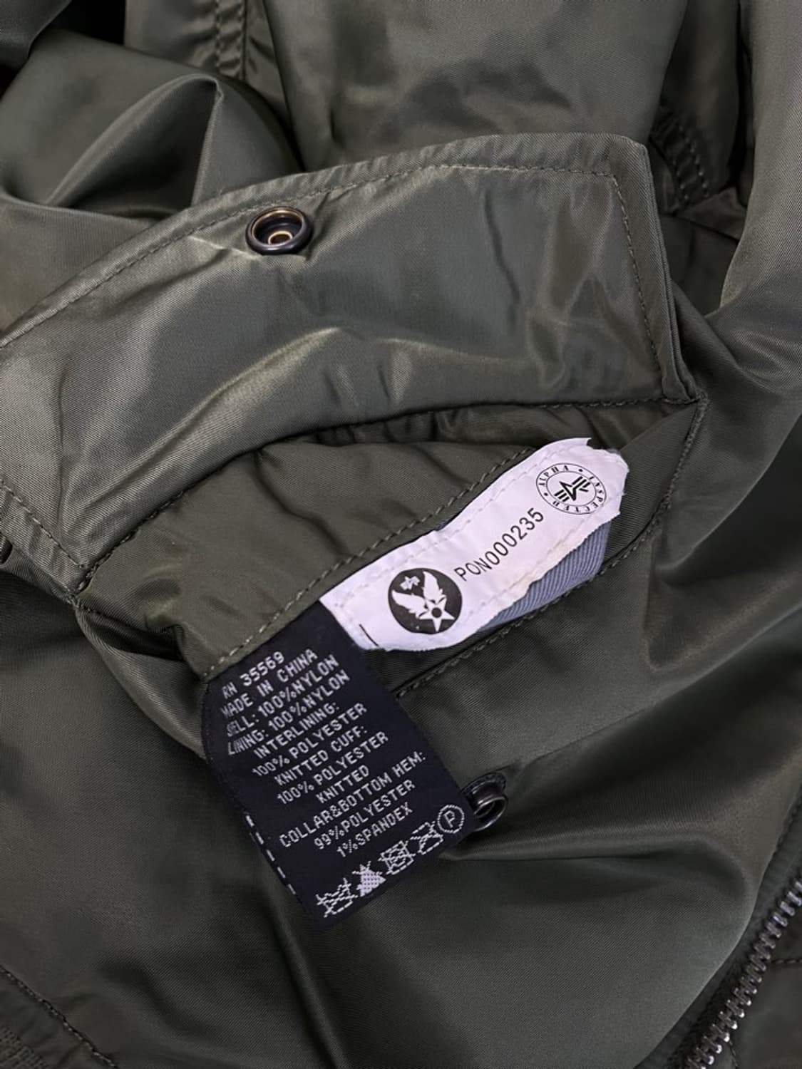 알파인더스트리 MA-1 항공 점퍼/#3393 상품이미지6