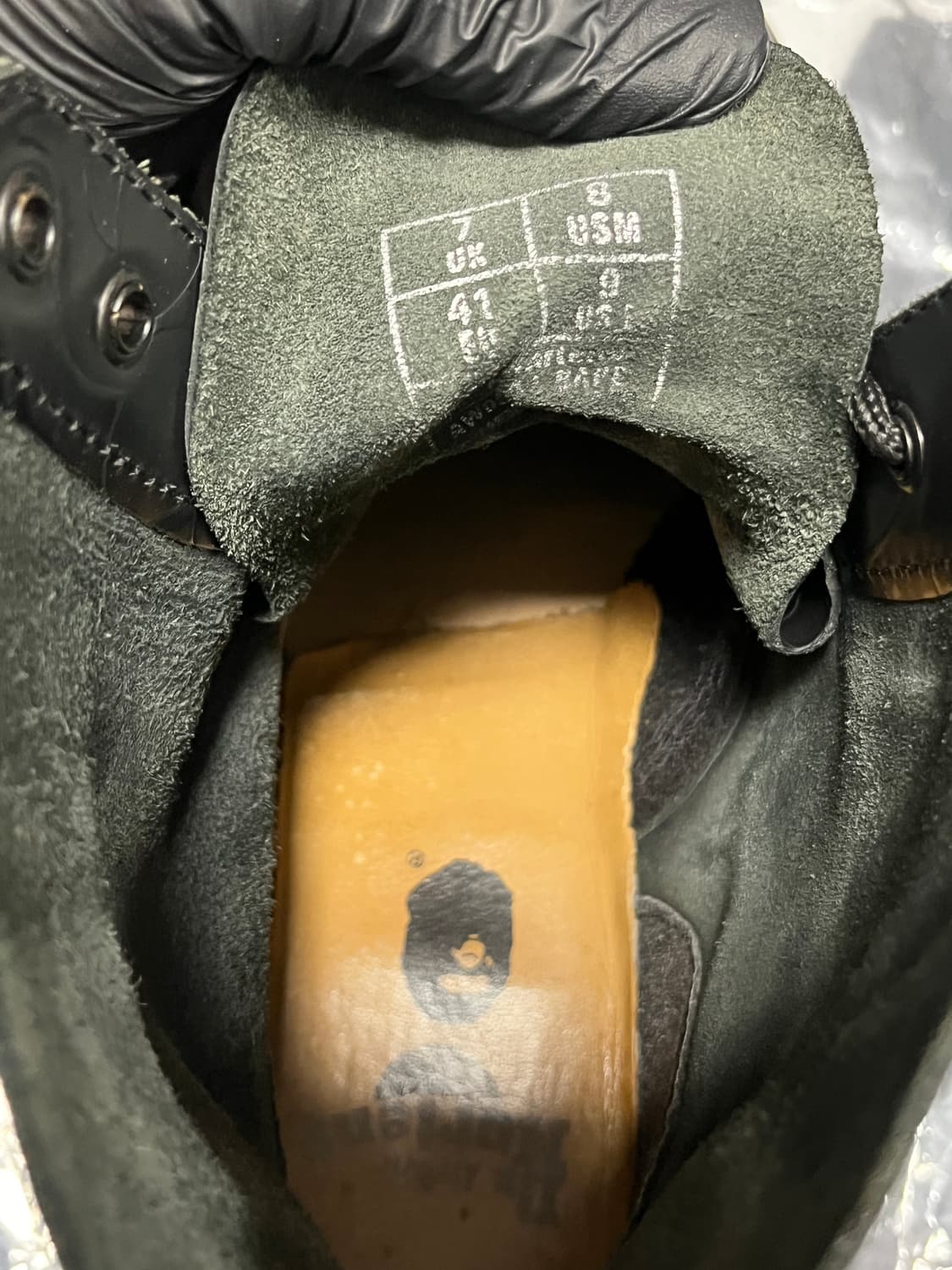 닥터마틴 베이프 콜라보 1460 파스칼 블랙 상품이미지7