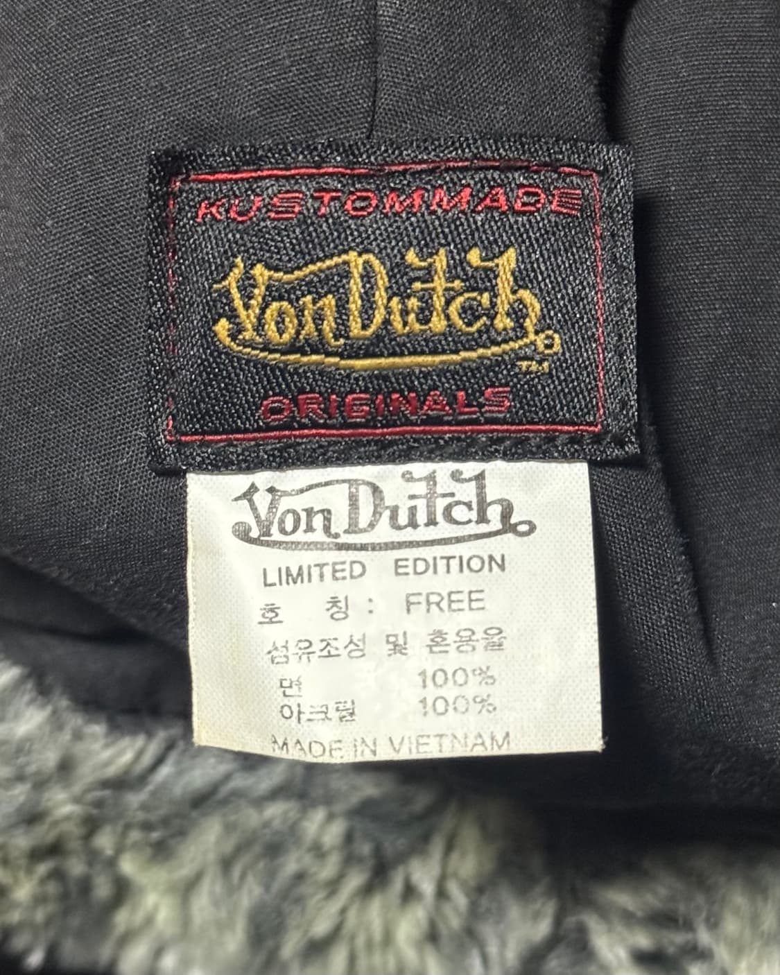 본더치 귀도리 트루퍼햇 털 퍼 데님 락시크 락 고스 펑크 갸루 로리걸 상품이미지7