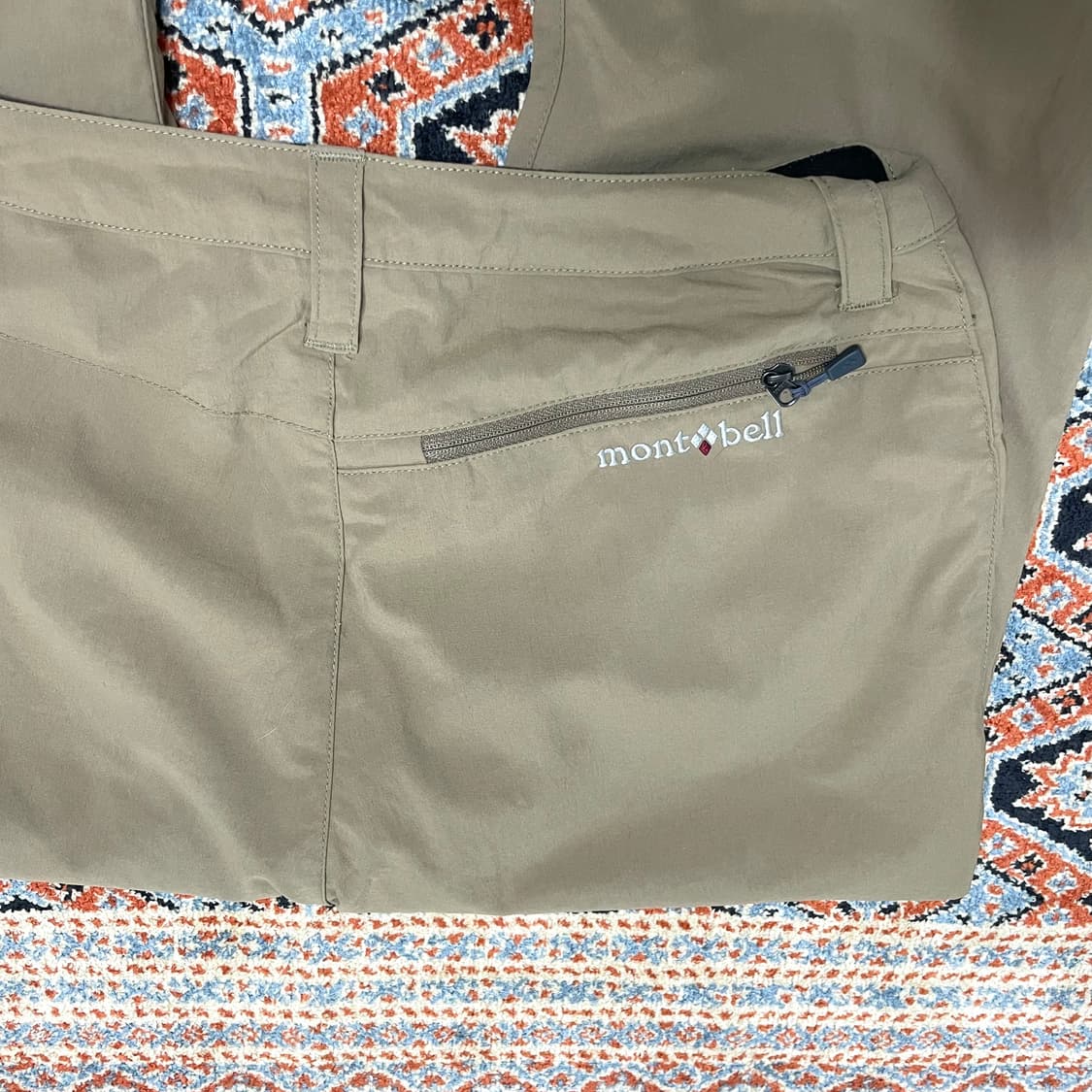 몽벨 베이지 얇은 기모 아웃도어팬츠 여성 28 상품이미지8