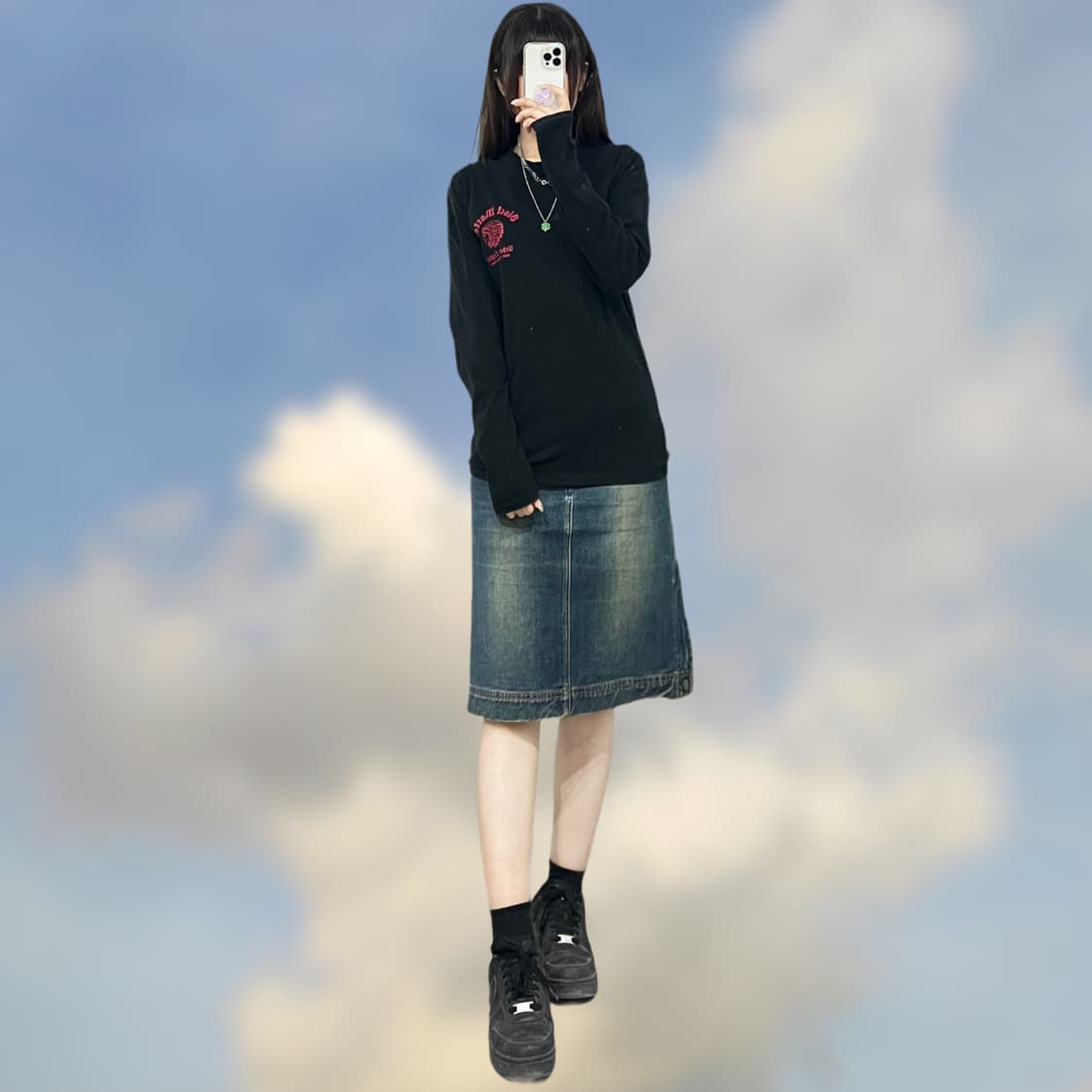 락프린팅 롱슬리브 상품이미지1