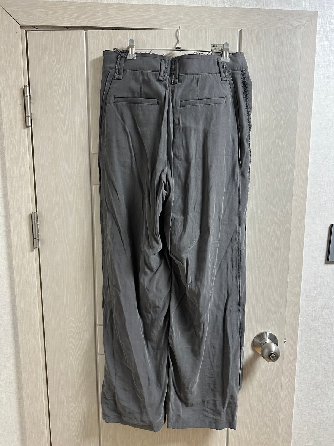 Aesynctx 그레이 팬츠 상품이미지2