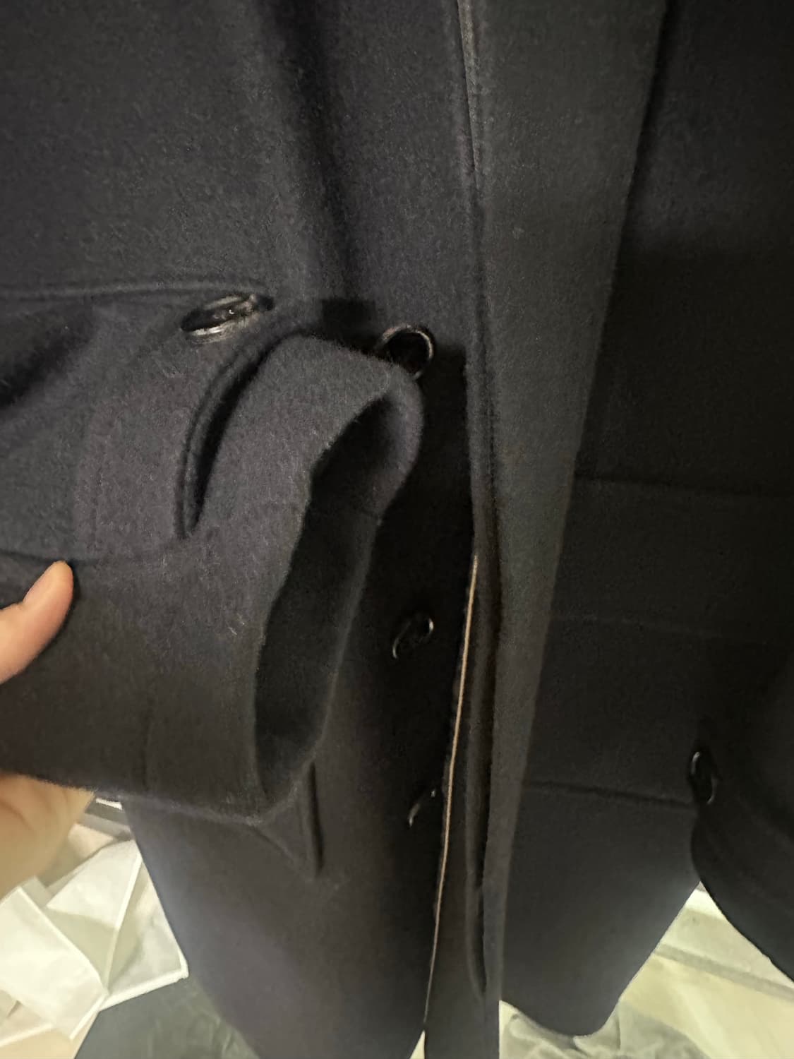 애프터프레이 투어리스트 발마칸 코트 네이비(M) 상품이미지3