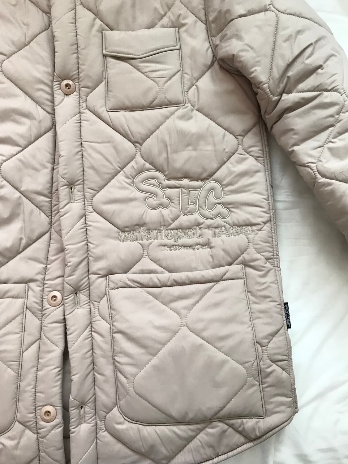 Safarispot 사파리스팟 퀄팅 자켓 베이지 상품이미지4