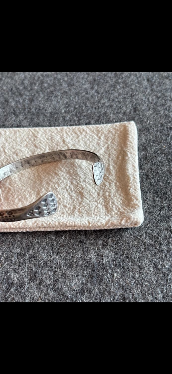 실버 오픈 뱅글 빈티지 팔찌 (새상품 / 25.5g) 상품이미지4