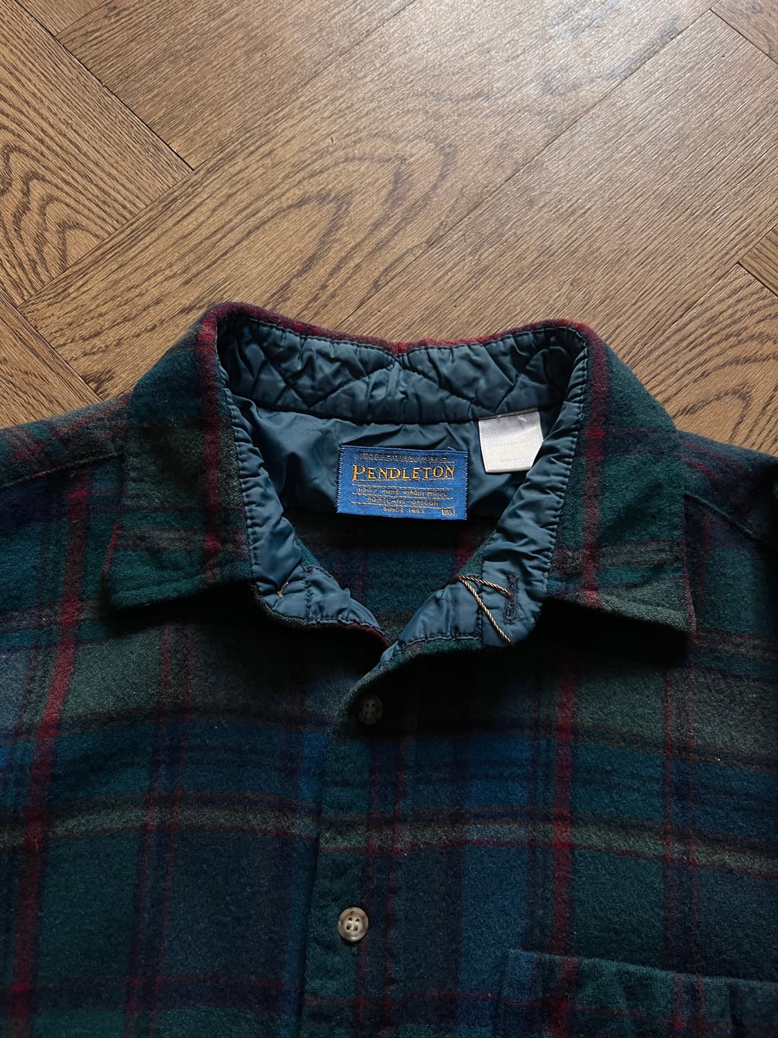 [M]PENDLETON 펜들턴 Made in USA 체크 울 셔츠 상품이미지2