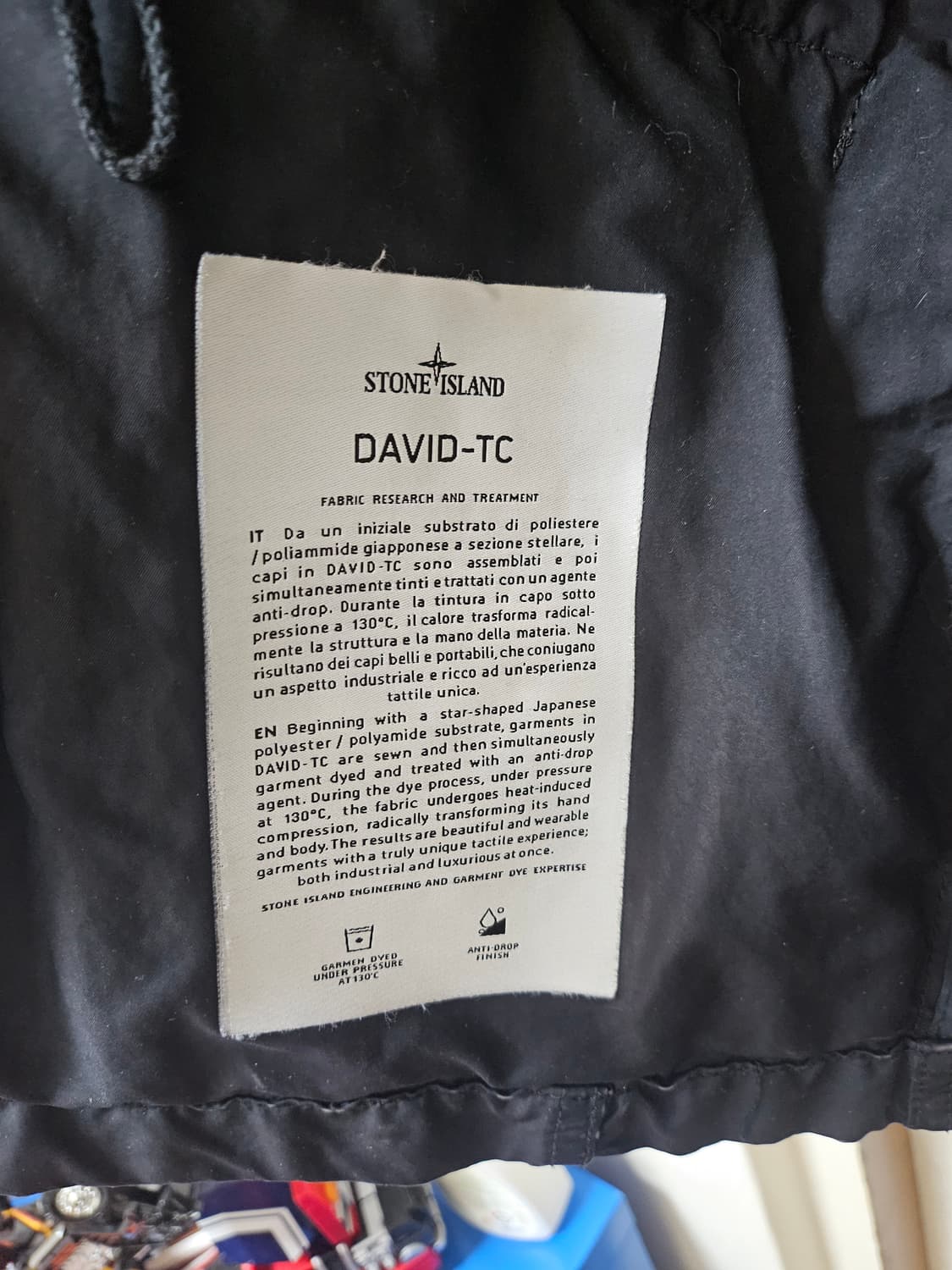 스톤아일랜드 데이비드tc 내피 패딩자켓 90(실사이즈95) 상품이미지4