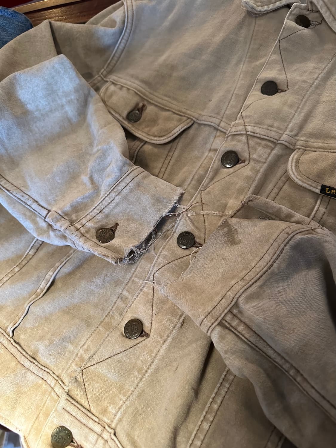 70s USA LEE 빈티지 리 웨스턴 몰스킨 자켓 101J 220J 상품이미지7