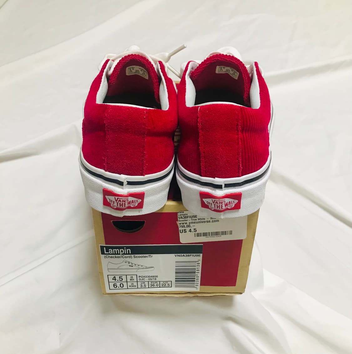 반스 램핀 레드체커보드 220 새제품 상품이미지2