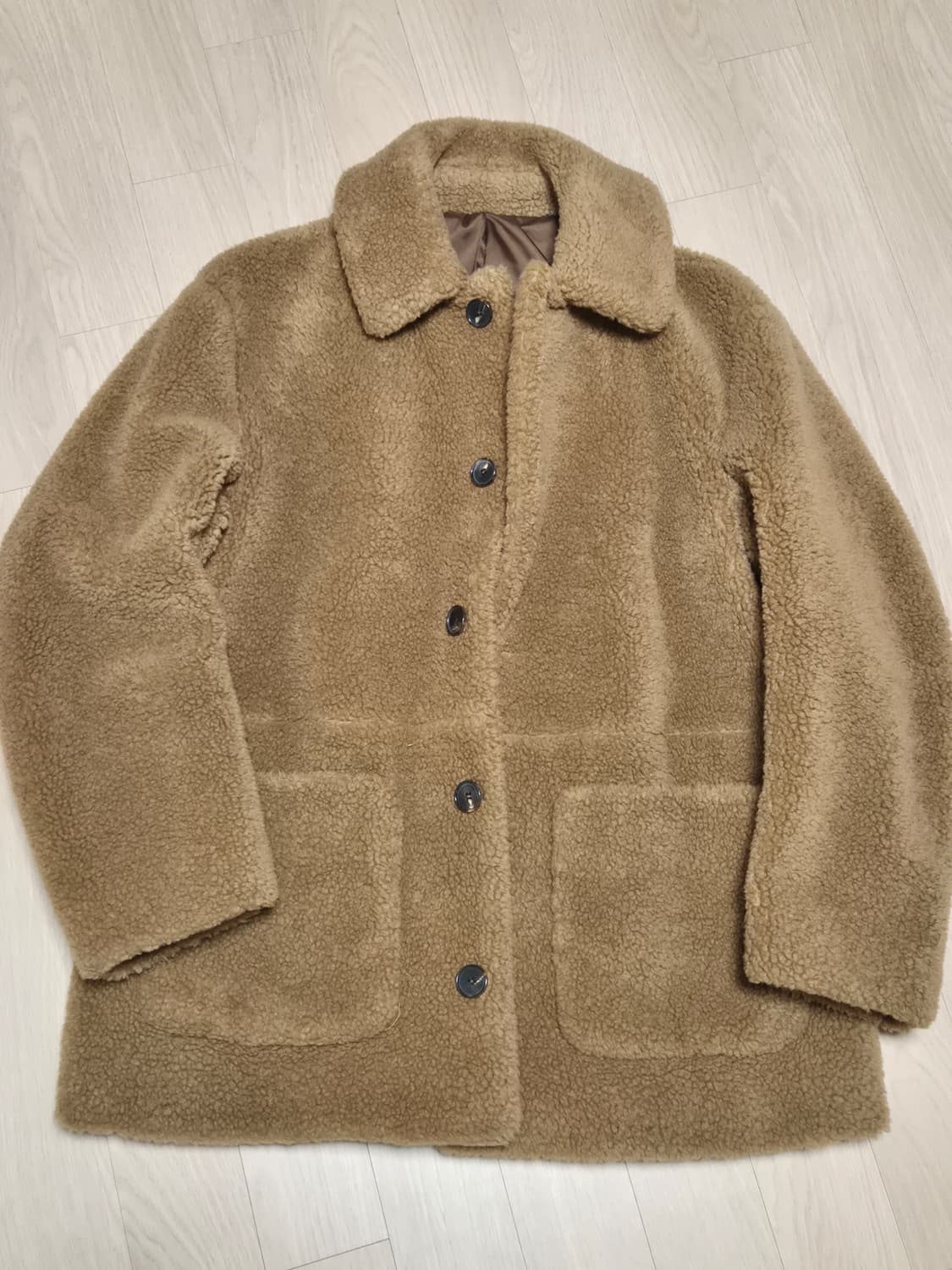 마마가리 보아털 카라형자켓 상품이미지1