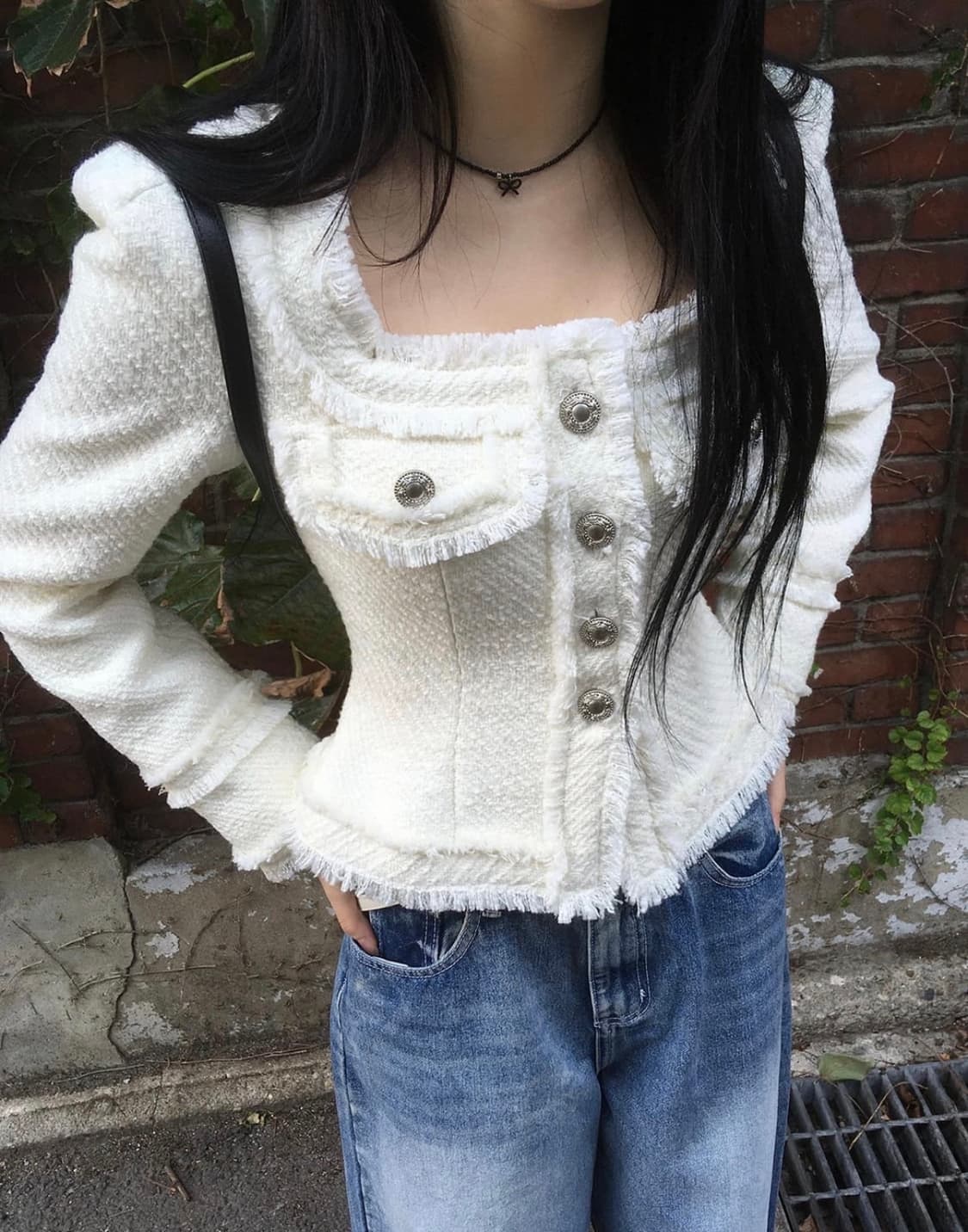 모디무드 트위드 자켓 상품이미지2