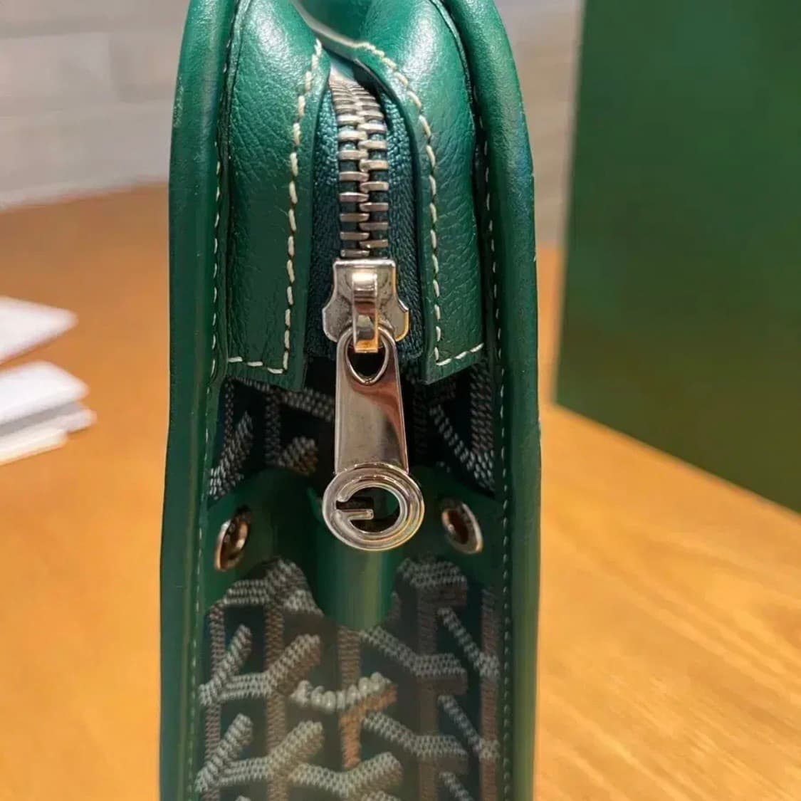 고야드 쥬방스 토일렛백 GM 그린 상품이미지7