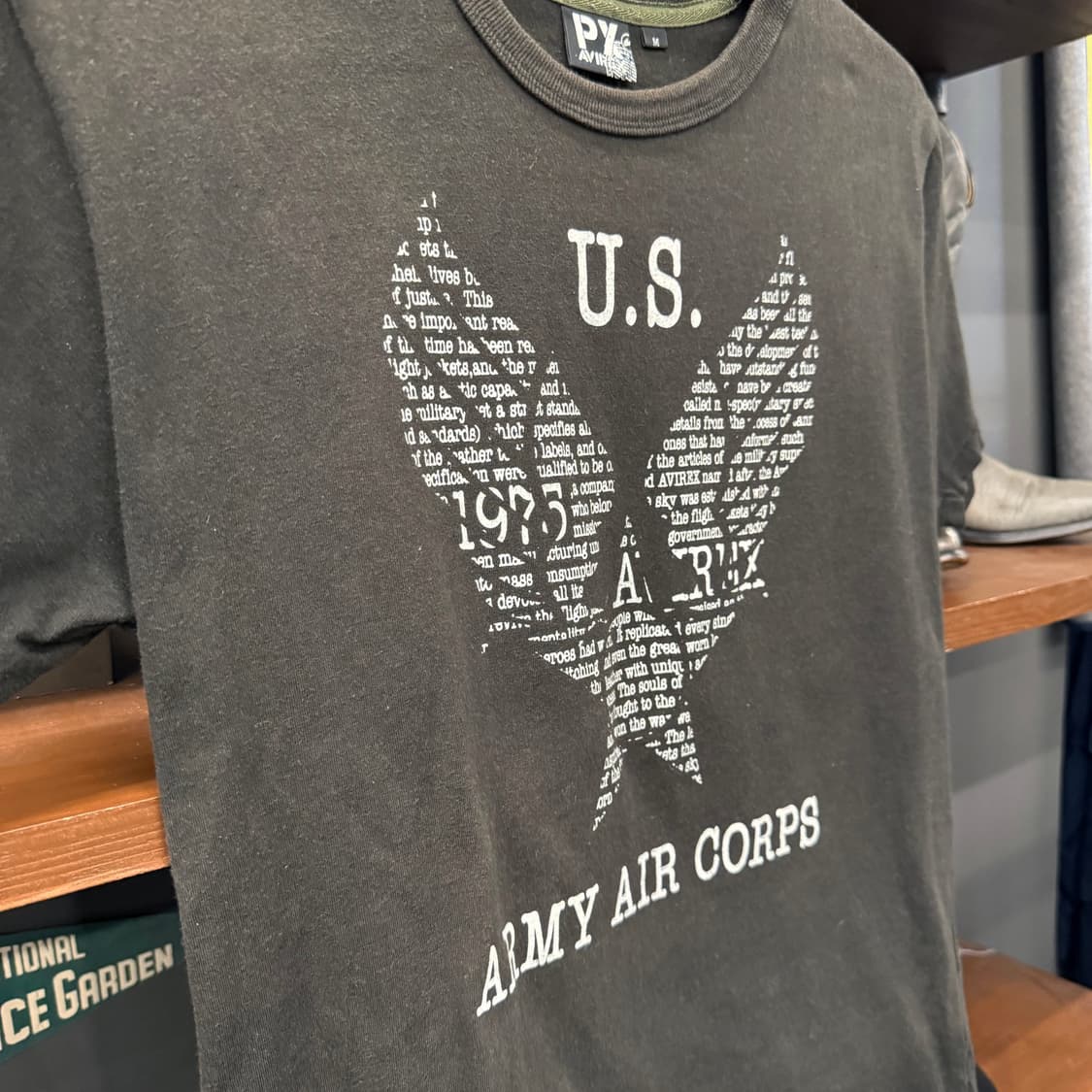 아비렉스 PX 시그니처 레터링 심볼 에어포스 그래픽 티셔츠 N846    상품이미지3