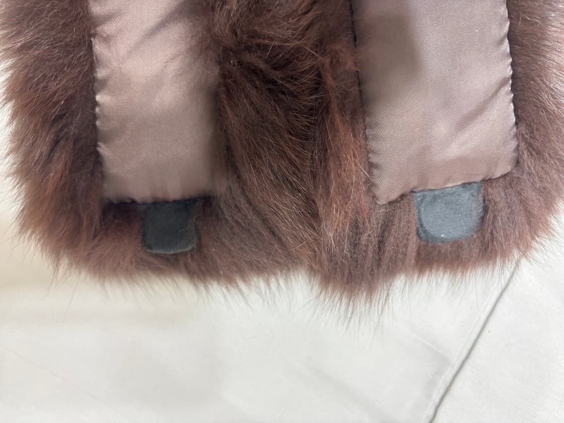 천연 폭스퍼 워머 자석형/모피 목도리/새거수준 상품이미지5