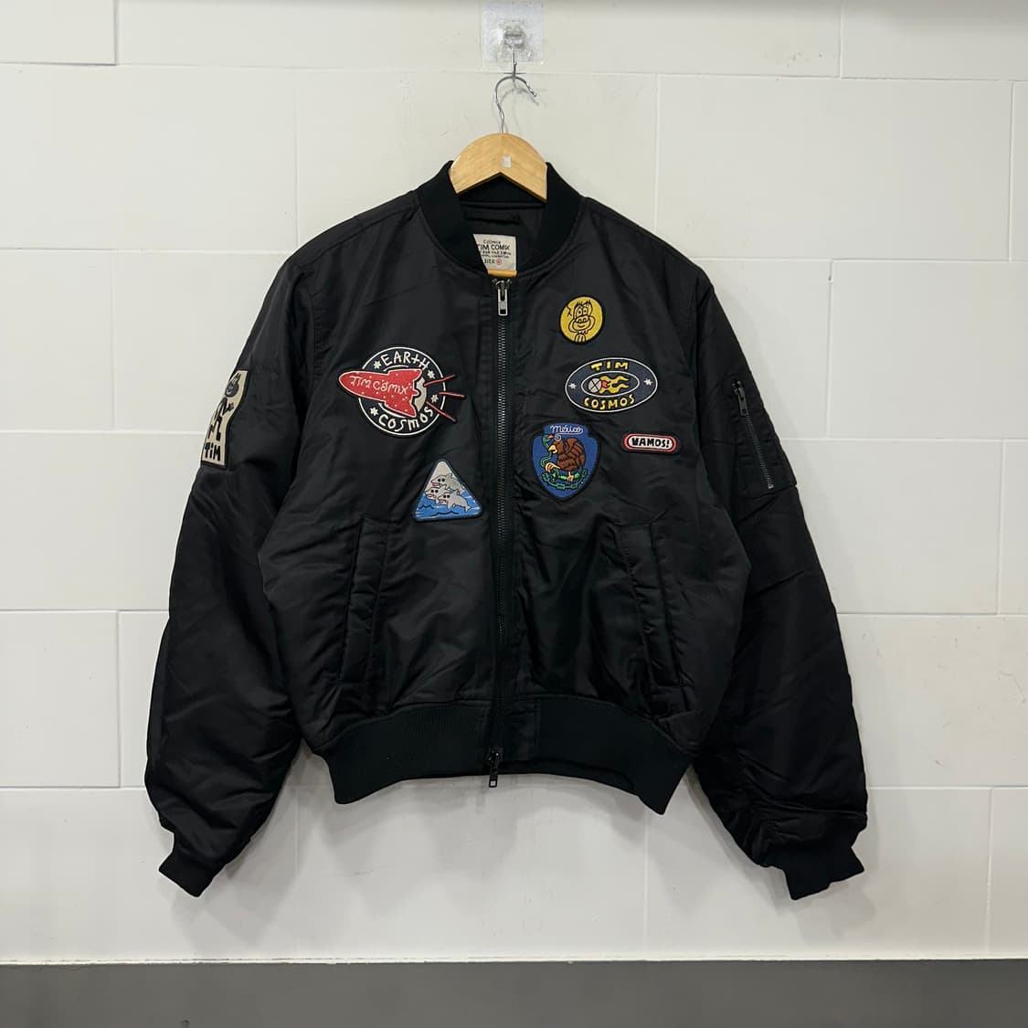 팀코믹스 패치 MA-1 투웨이 자켓 상품이미지1