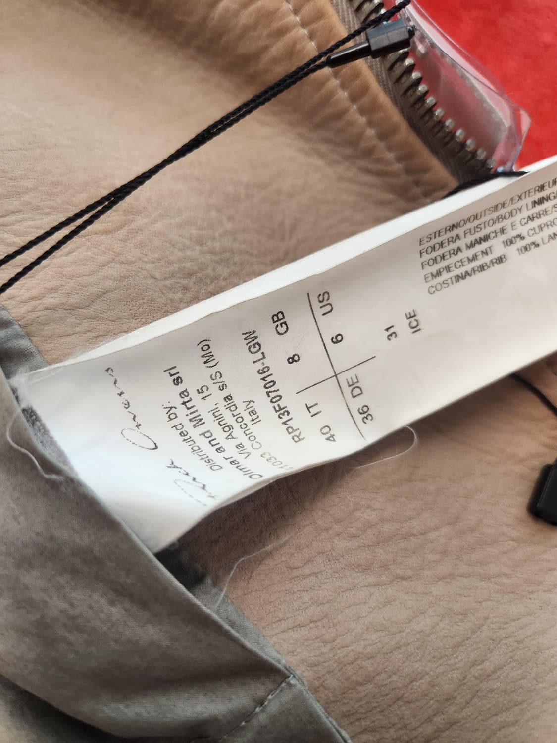 릭오웬스 가죽자켓 새제품 상품이미지10