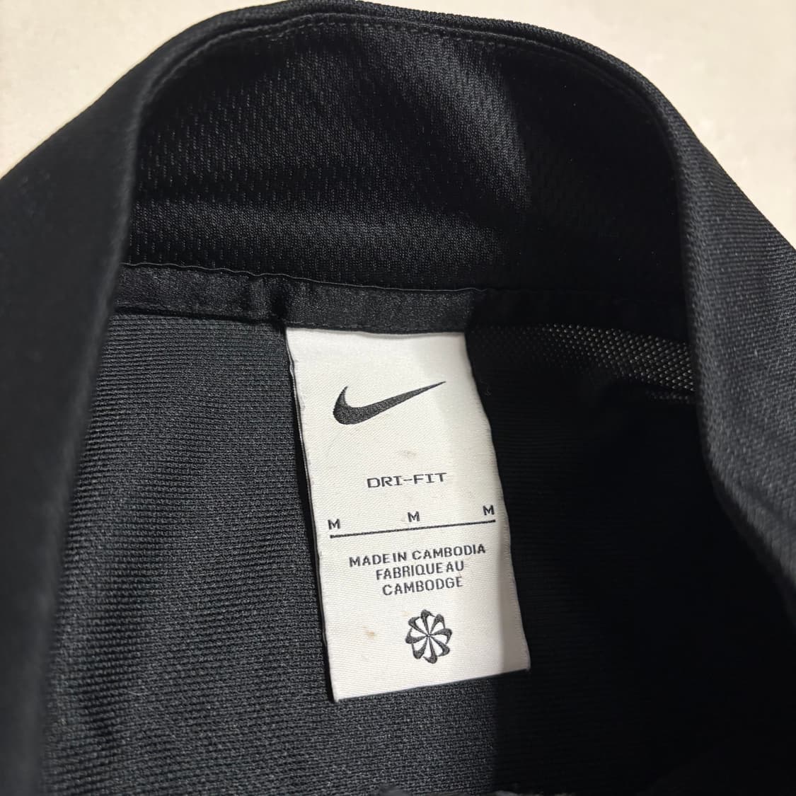 정품 나이키 스우시 블랙 트랙탑 트레이닝 집업 저지 상품이미지5