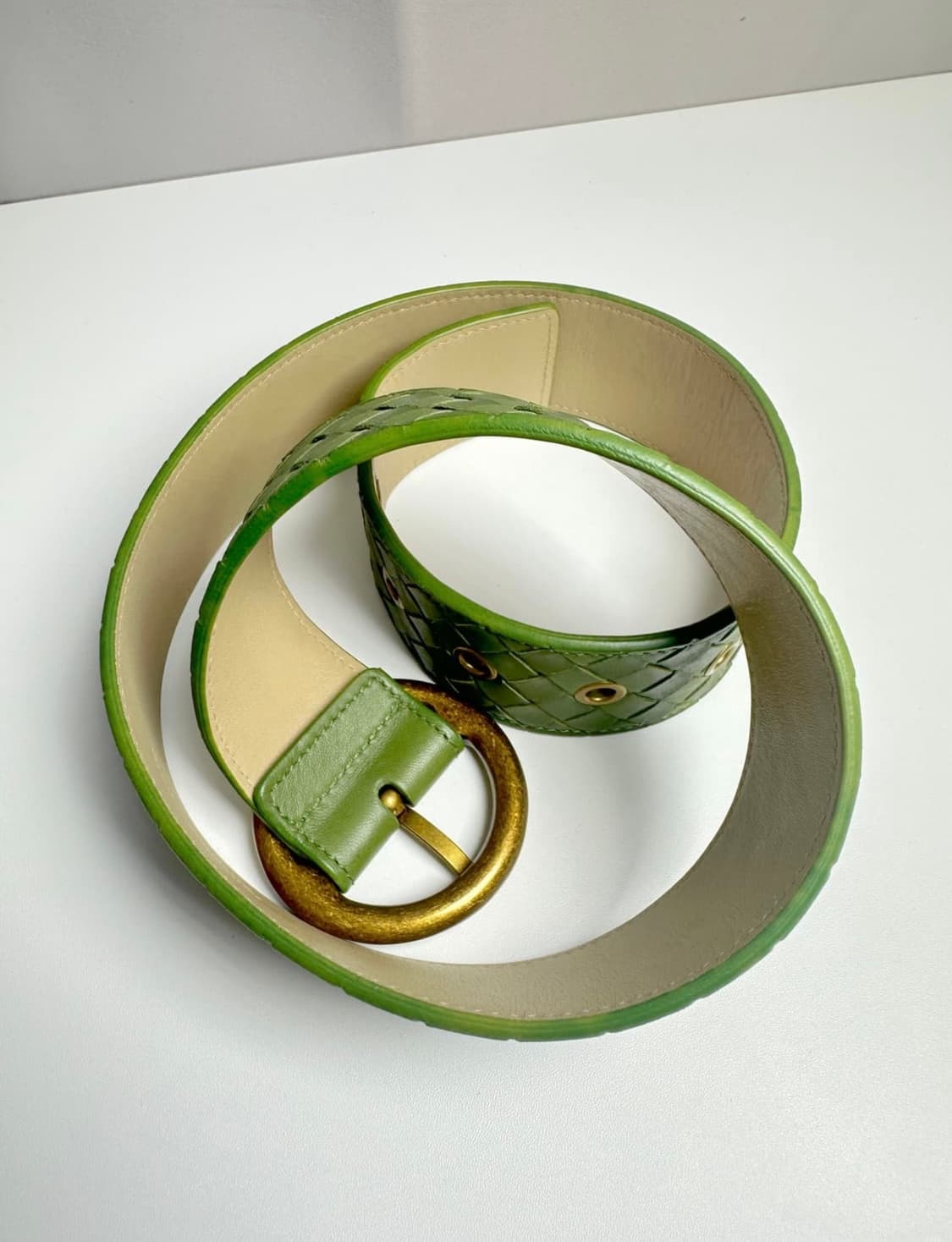 보테가베네타 인트레치아토 레더 벨트 상품이미지3