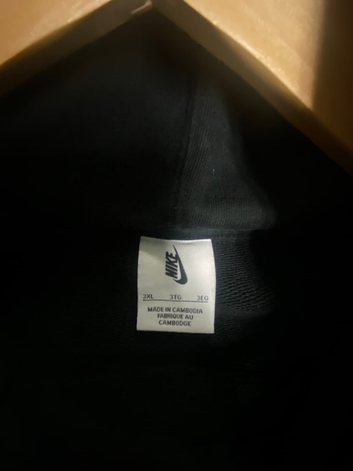 나이키 블랙 후드티 3XL  상품이미지4