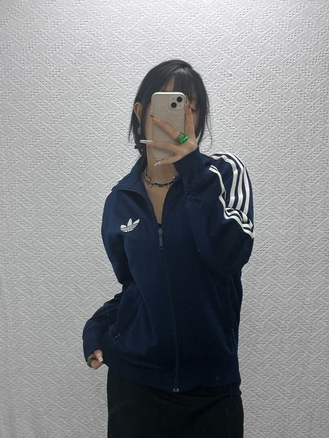 아디다스 레트로 파이어버드 네이비 져지 집업 S C08127 상품이미지1