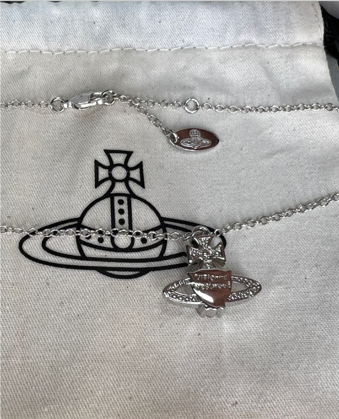 비비안웨스트우드 아카이브 아리엘라 하트 orb 팬던트 목걸이 상품이미지5