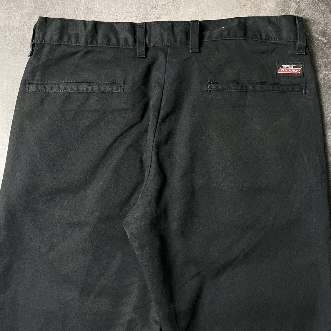 DICKIES 디키즈 빈티지 블랙 코튼 워크 팬츠 A00857 상품이미지6