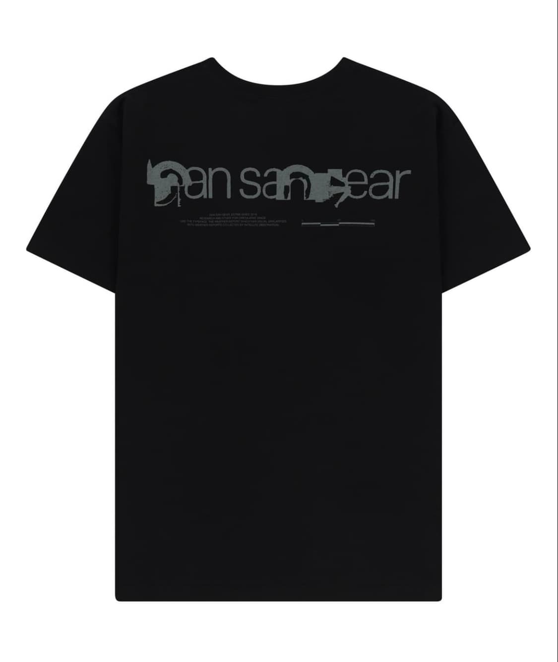 산산기어 로고 티셔츠 블랙 25SS 상품이미지1