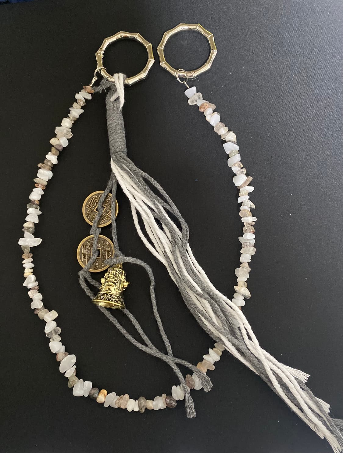 빈티지 원석 스트랩 키체인 상품이미지1