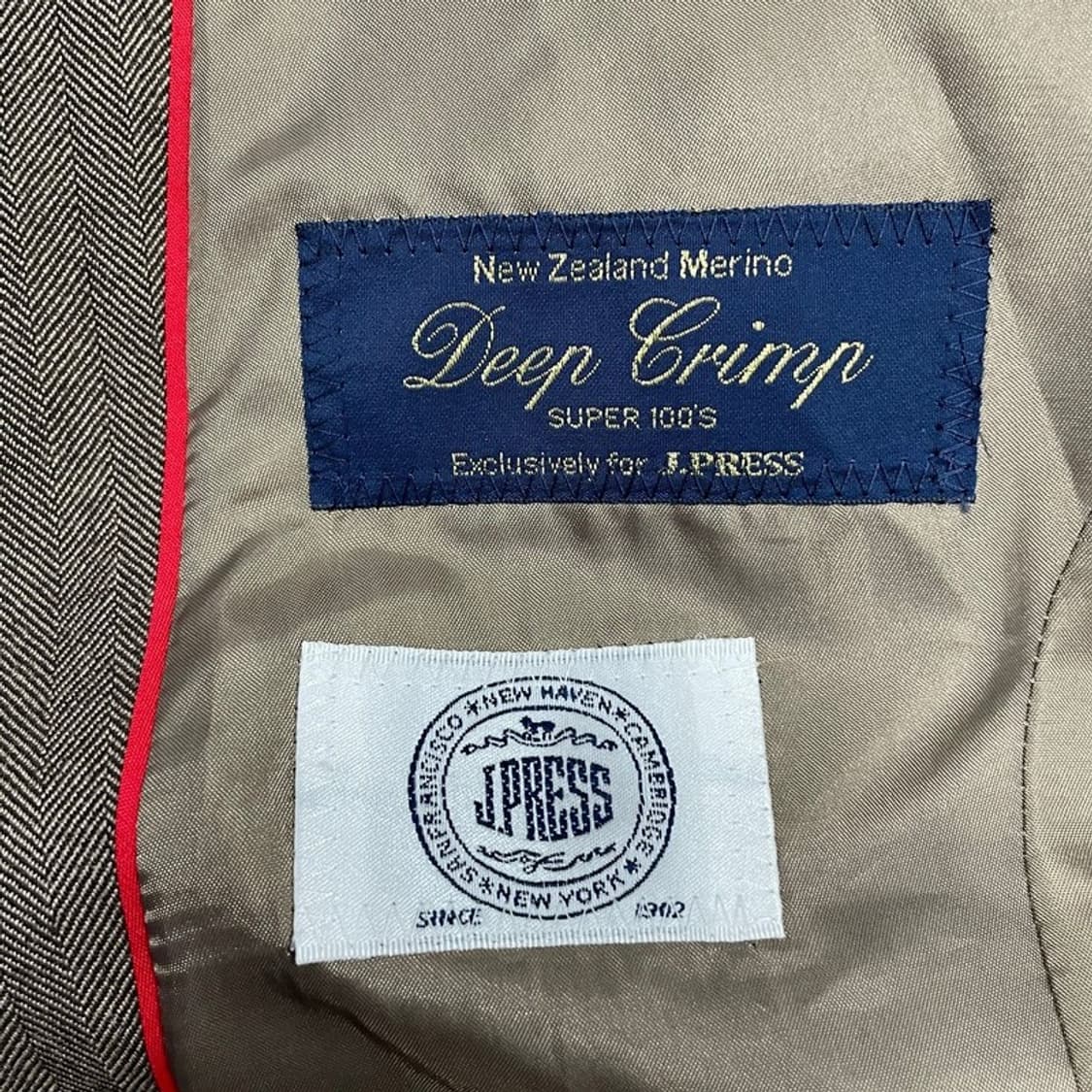 제이프레스 싱글 버튼 모직 블레이저 v0218 상품이미지6