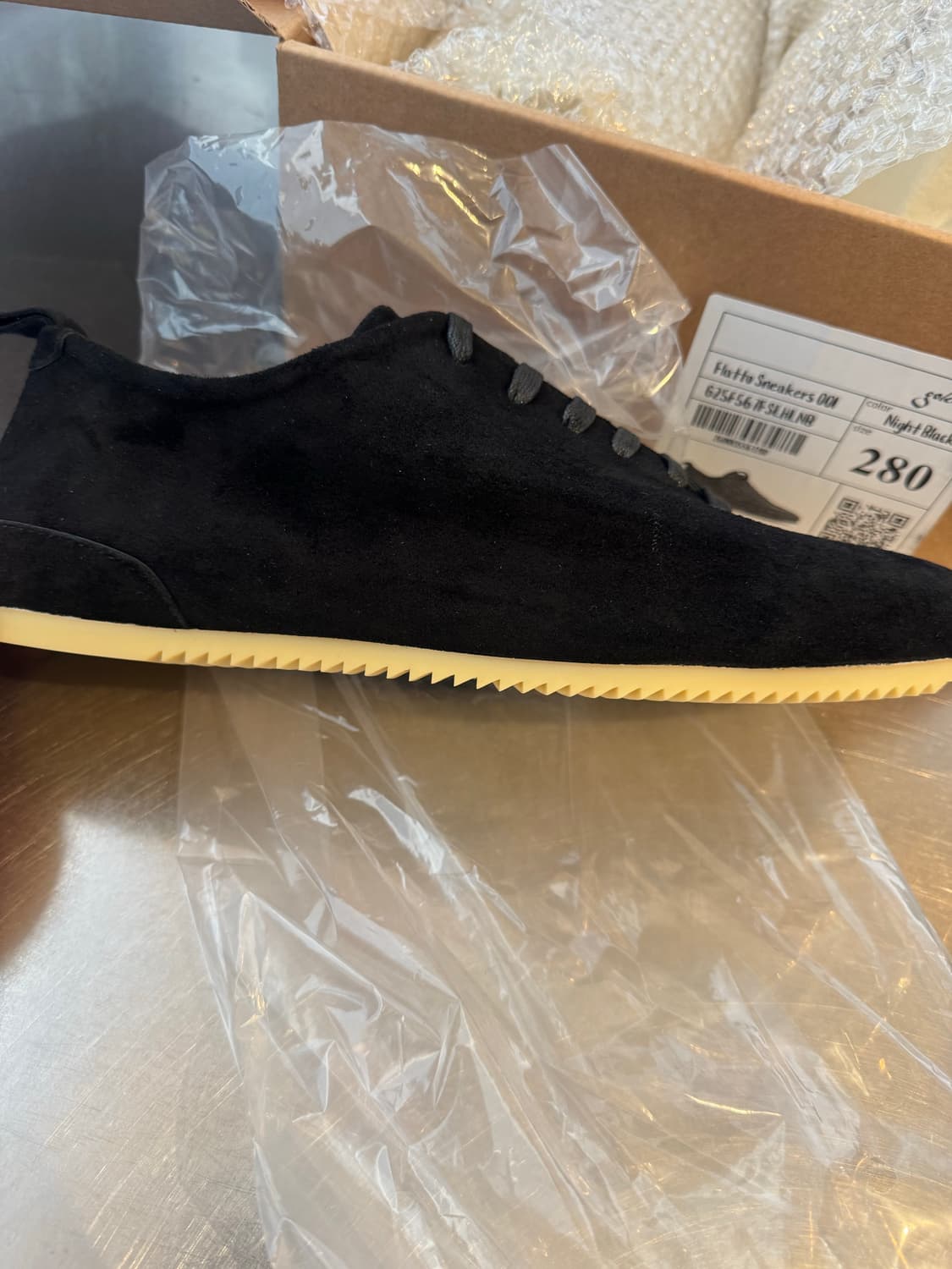 골멧 플랫토001 스웨이드 나이트블랙 280 상품이미지6