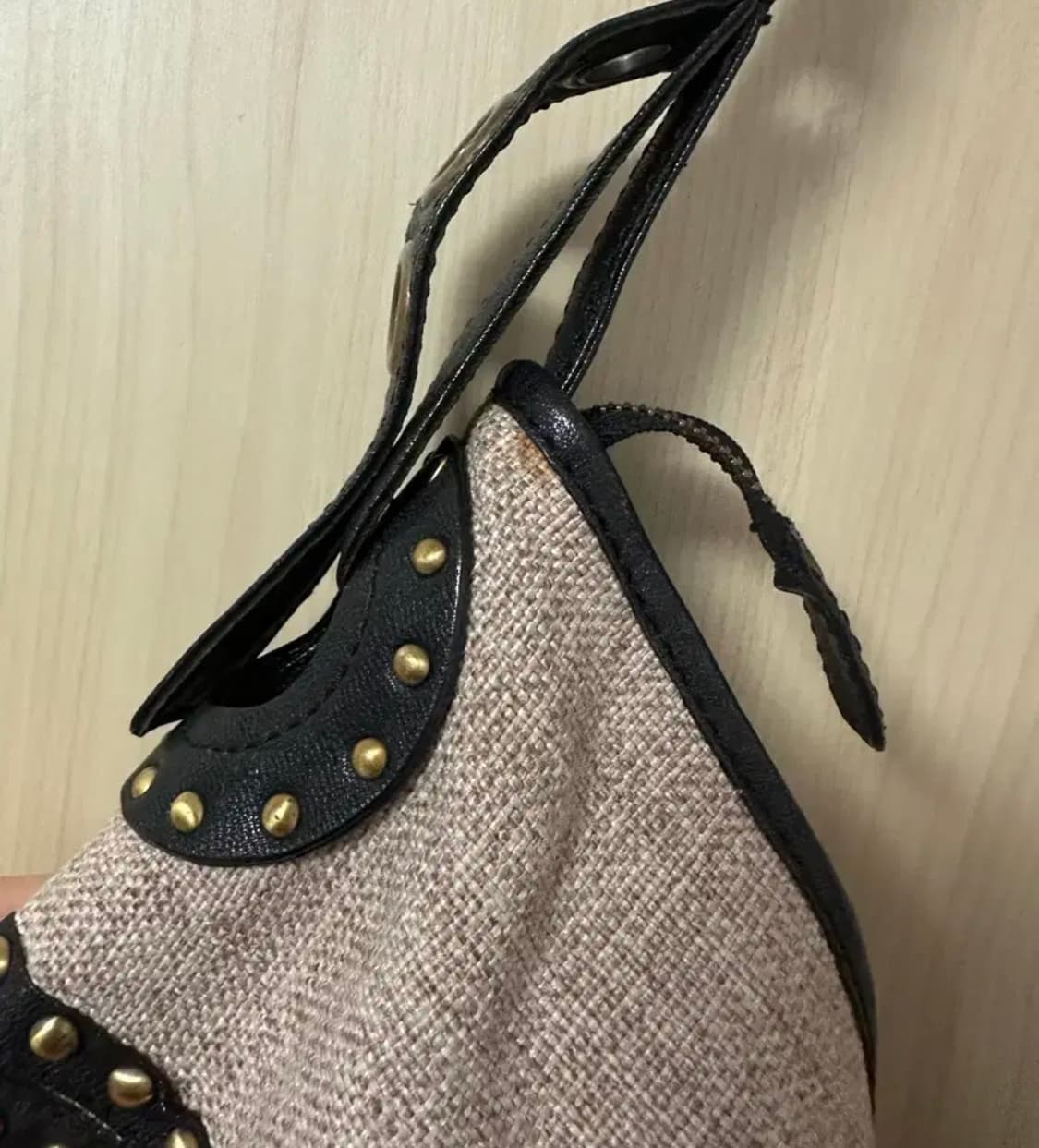 빈티지 보헤미안 그런지 오리엔탈 베이지 숄더백 상품이미지7