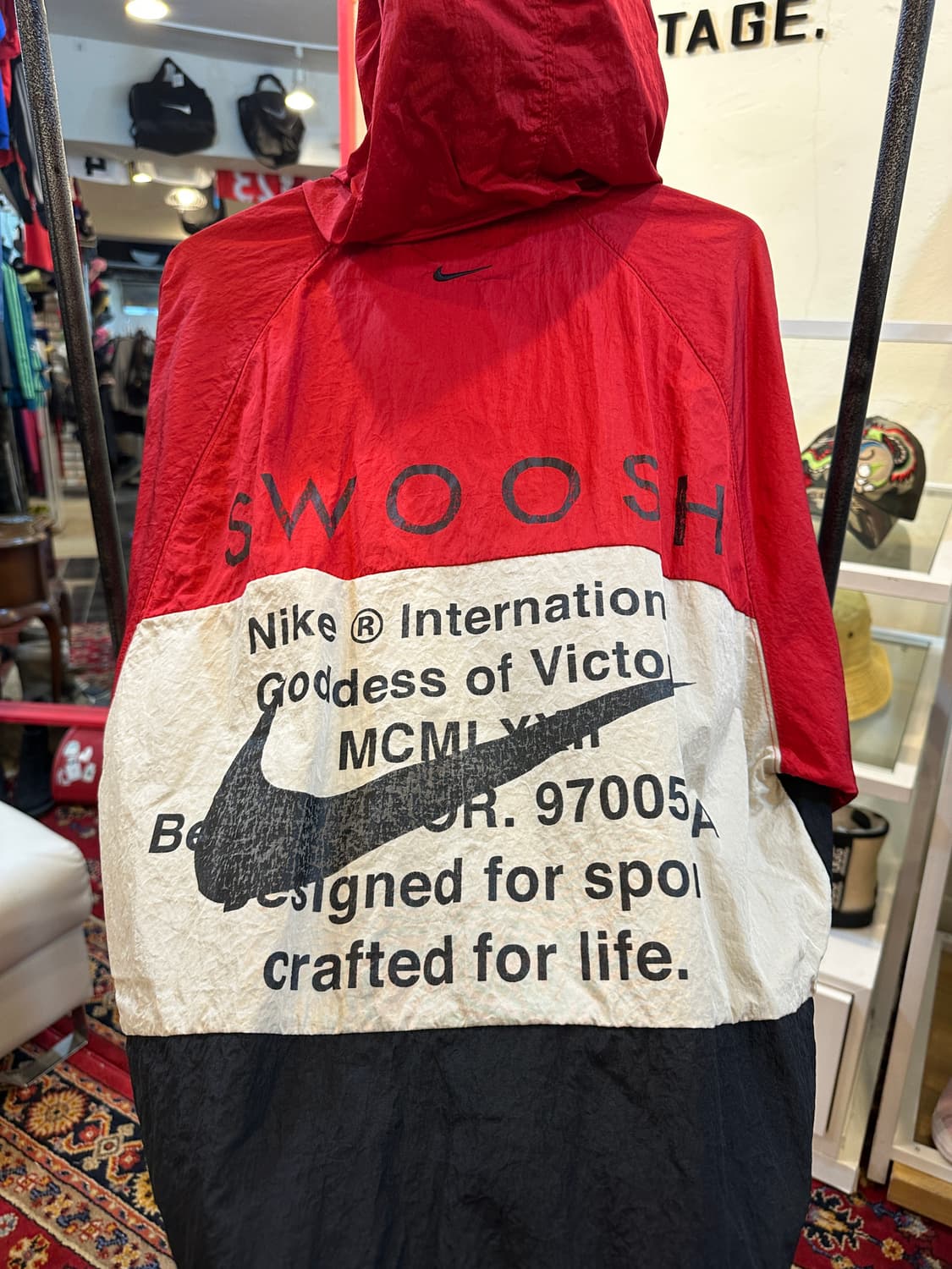 나이키 더블 스우시 윈드러너 우븐 자켓 M 상품이미지6