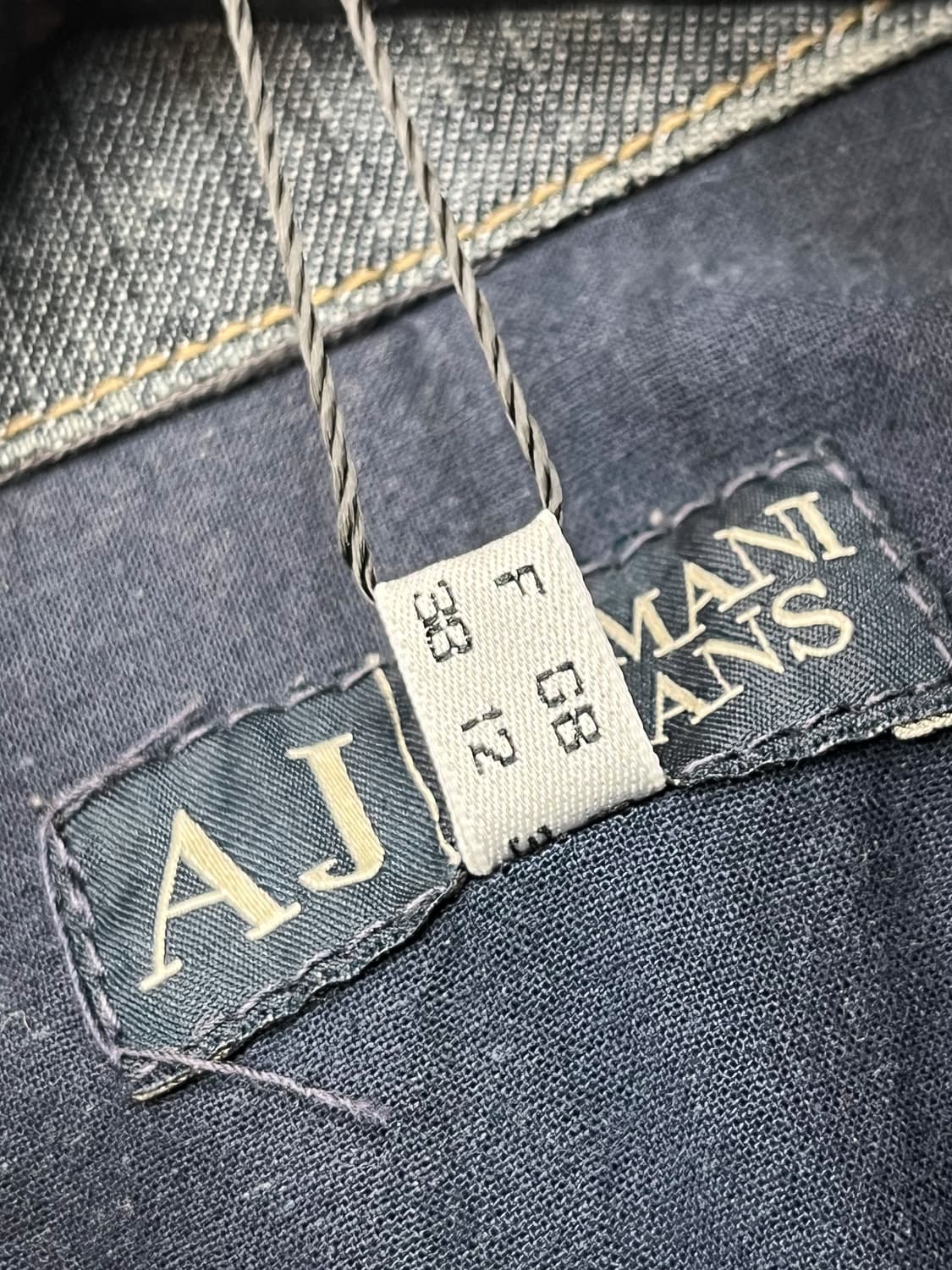 아르마니 진스 프린지 데님 집 자켓 상품이미지7