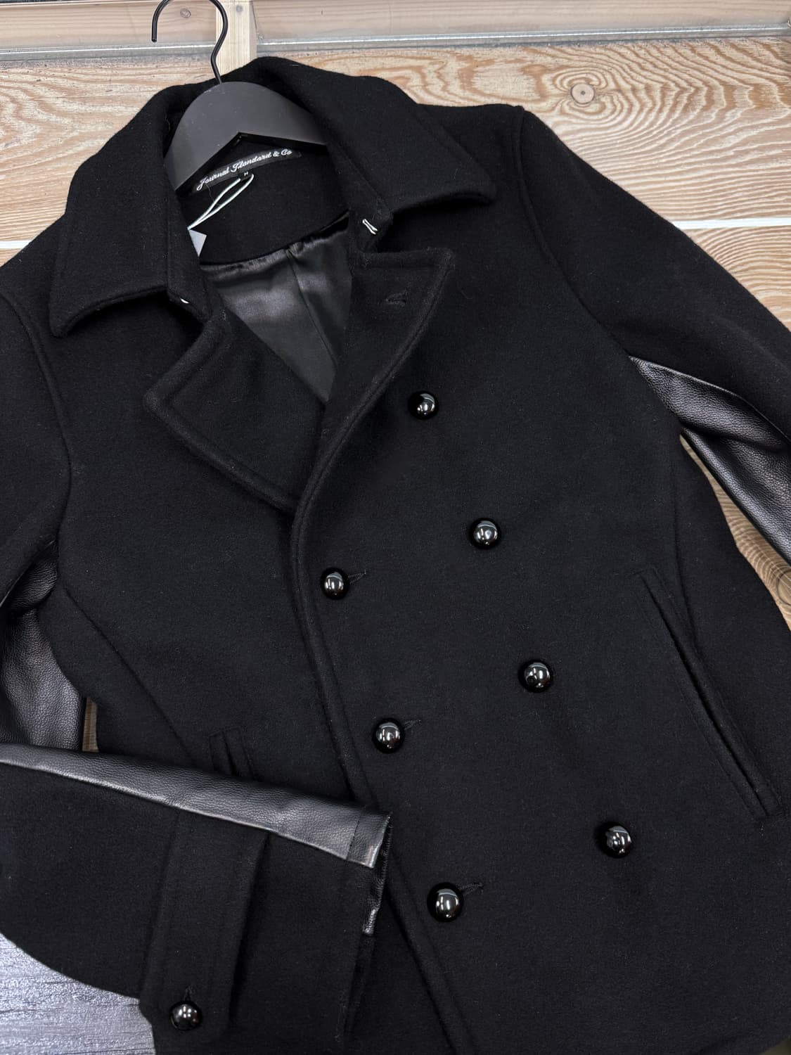 저널스탠다드 카우하이드 울 피코트 상품이미지3