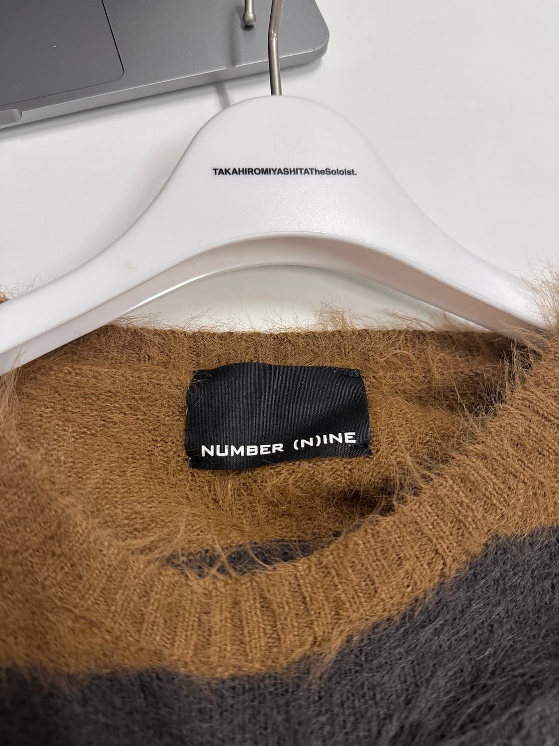 넘버나인 모헤어 스트라이프 스웨터 상품이미지5