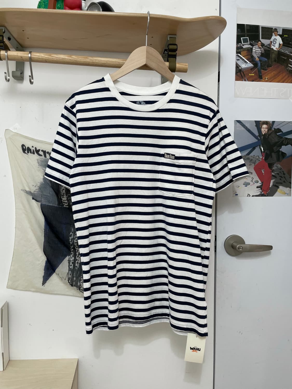 블루블루 X 프룻오브더룸 보더티 (M) 상품이미지1