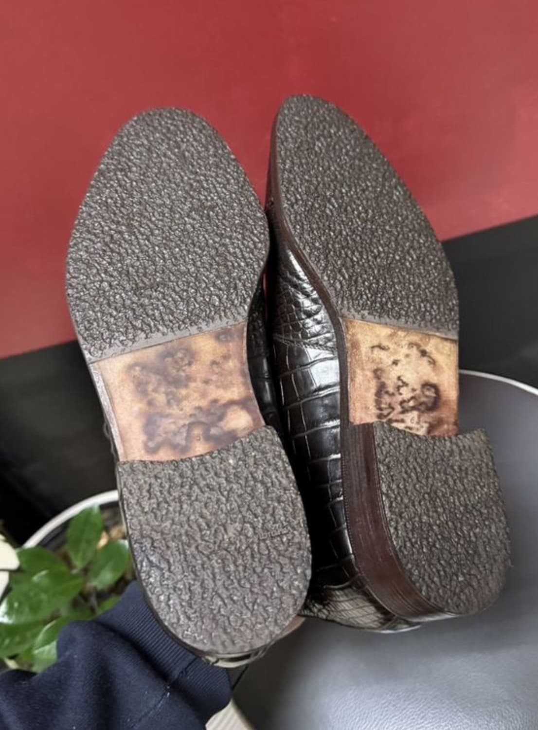 BRIONI 브리오니 데저트 부츠(크로커다일 스킨/라이닝-시어링)해외발송 상품이미지7