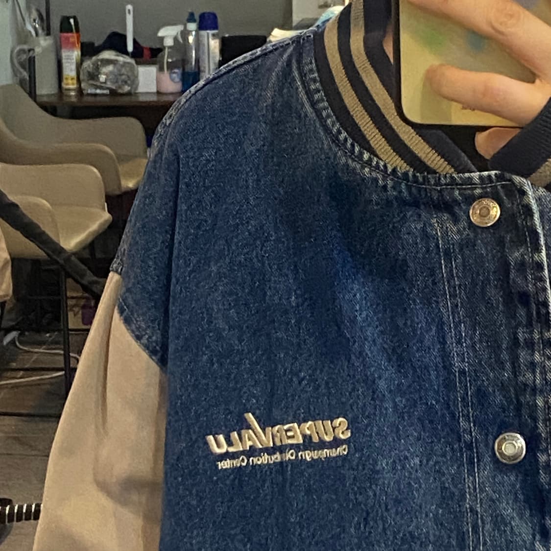 [NO.9] VTG 데님 바시티 자켓 상품이미지3