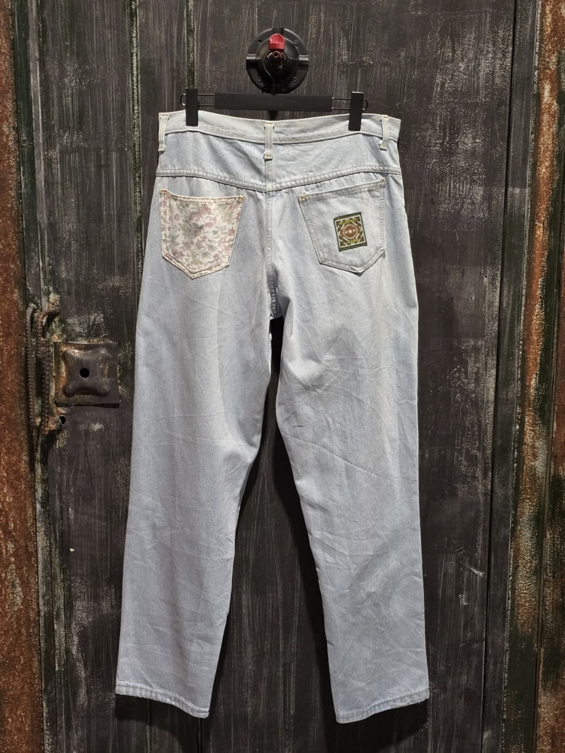 90s Cosmic Jeans Floral Patchwork Denim 상품이미지5